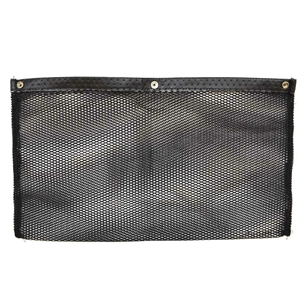 Marine Boat Storage Bag - Wall Hanging 22 X 13 Inch Black Mesh Netting
