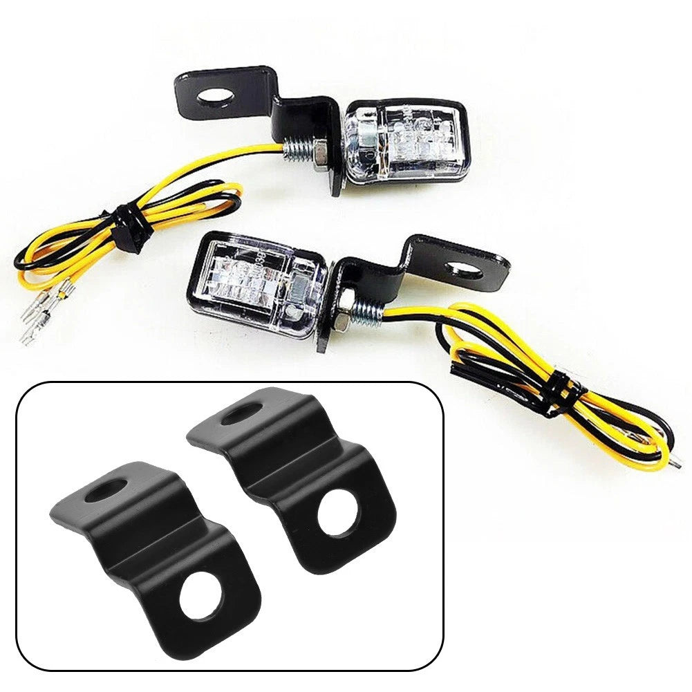 For 2 X Motorcycle Turn Signal Light 30mm Bracket Indicator Blinker Holder