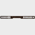 Marquis Boat Blank Switch Panel 5766667 - 31 3/4 X 2 1/2 Inch Woodgrain