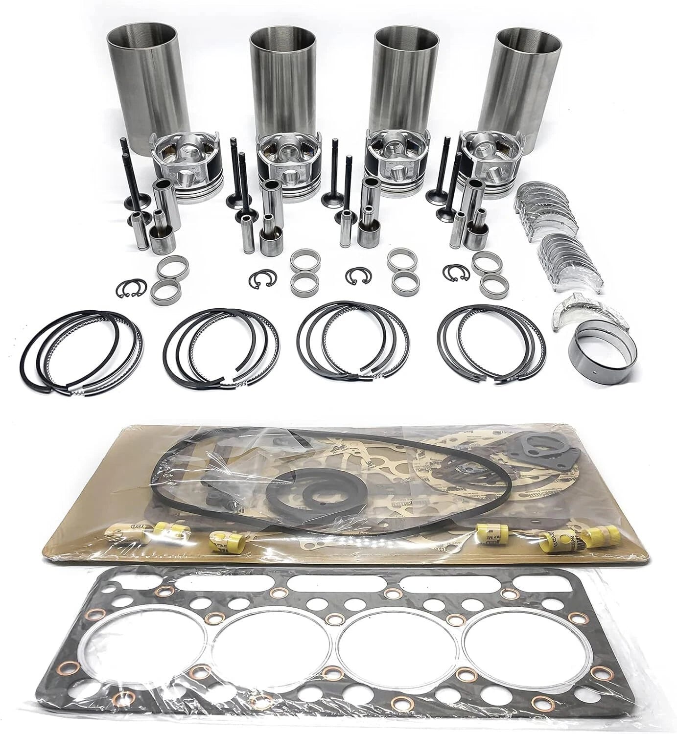 D4D Overhaul Rebuild Kit for Volvo EC135B EC140B Excavator with D4D Engine