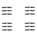12 Pack: Medium-Lift Blade Fits Kubota Replaces B1KU1037