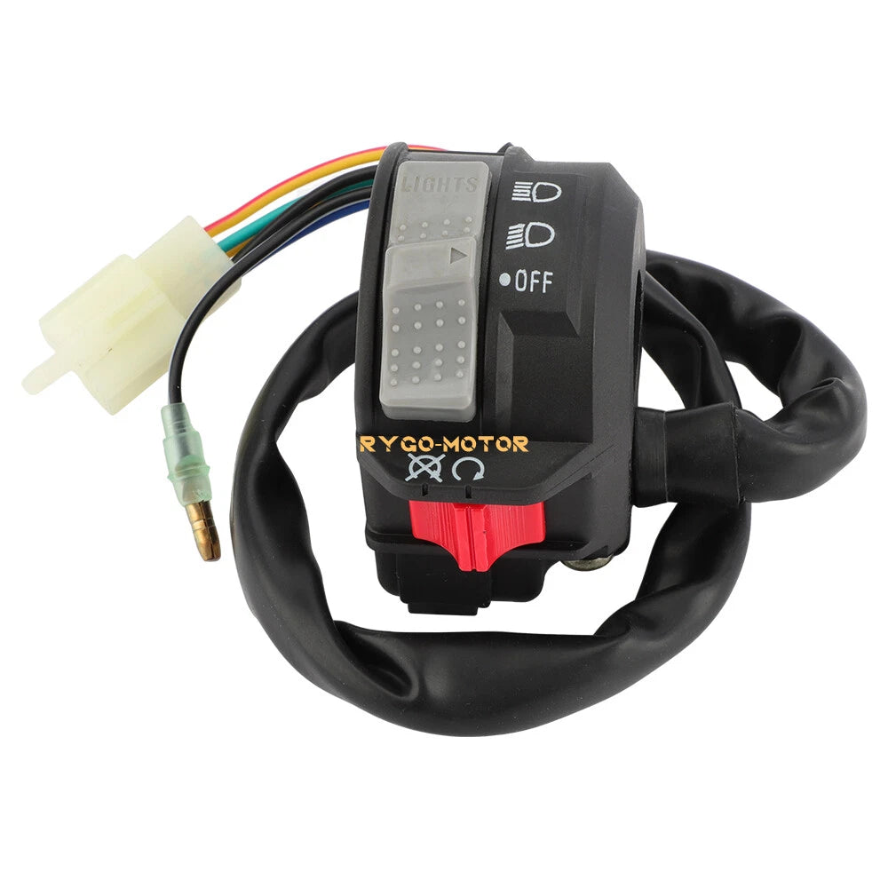 Left Handlebar Stop Kill Switch Headlight for Yamaha YFZ350 Banshee 350 1995-01