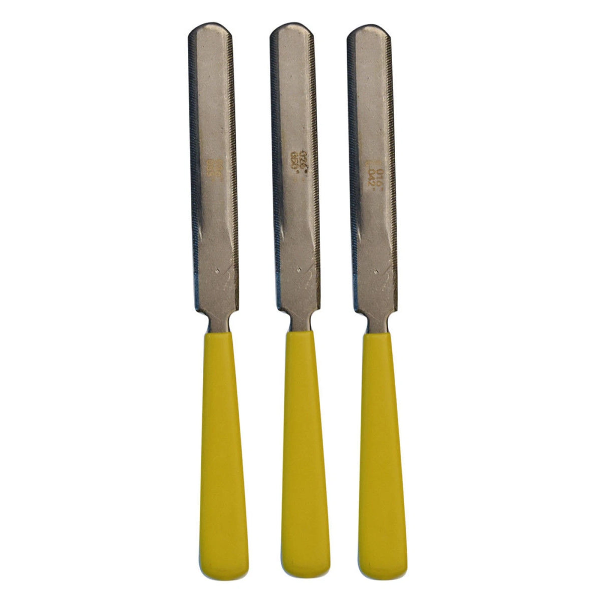 3Pcs Double Sided Guitar Gauged Nut Slotting FileNut Saddle Luthier Tool E