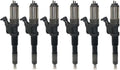 6pcs Common Rail Injector 6156-11-3100 095000-0800 for Komatsu SAA6D125E-3