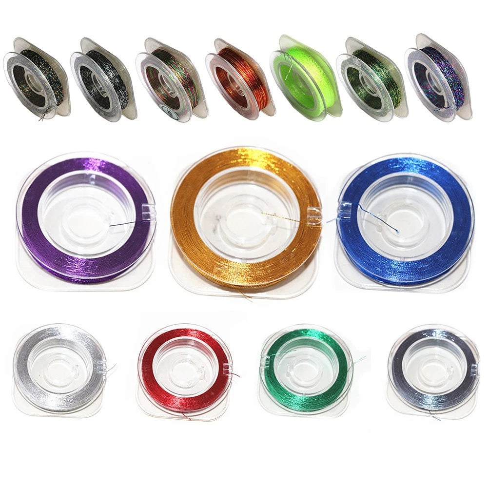 For Multi Layer Woven Polyester Fiber Rod Building Thread 50M Fishing Line