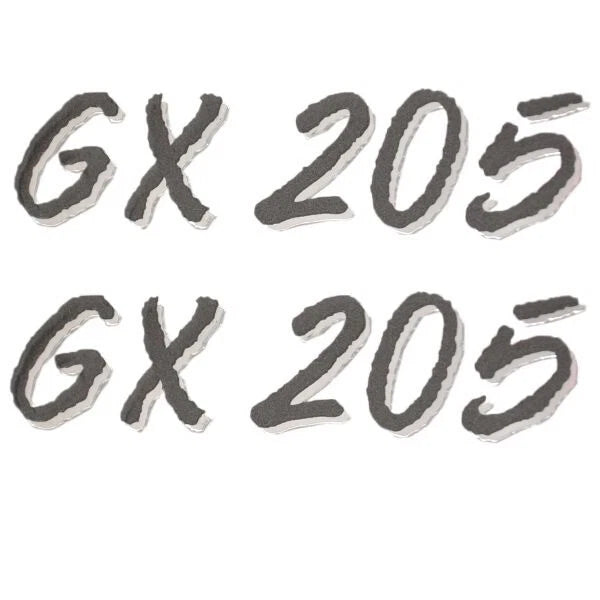 Glastron Boat Model Decals 05724391 - GX 205 Gray Stickers (pair)