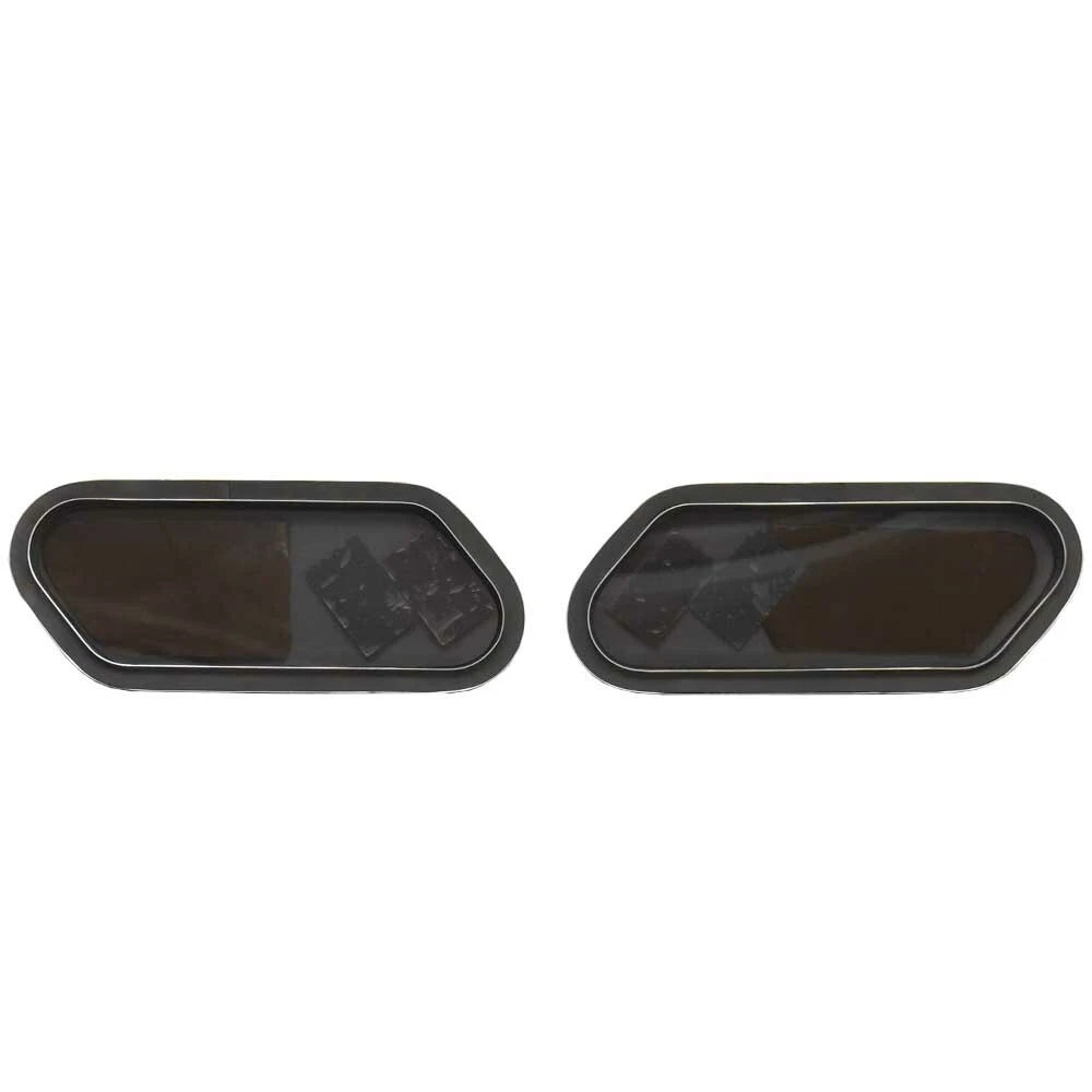 Bomar Boat Fixed Portlight Windows - Stainless Steel Glass (set of 2)