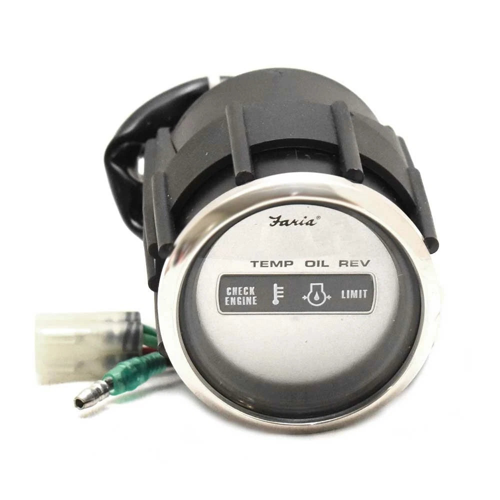 Faria Boat Systems Check Gauge GPK605A - Suzuki 2 Inch Silver Gray