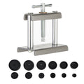 Iron Watch Case Press Tool with 12 ABS Molds for Back Cover Closing Operations