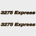 Cruisers Yachts 3275 Express Boat Decals - Black Gold (pair)