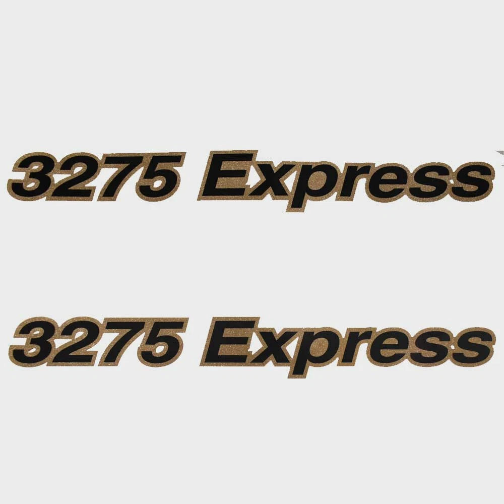 Cruisers Yachts 3275 Express Boat Decals - Black Gold (pair)