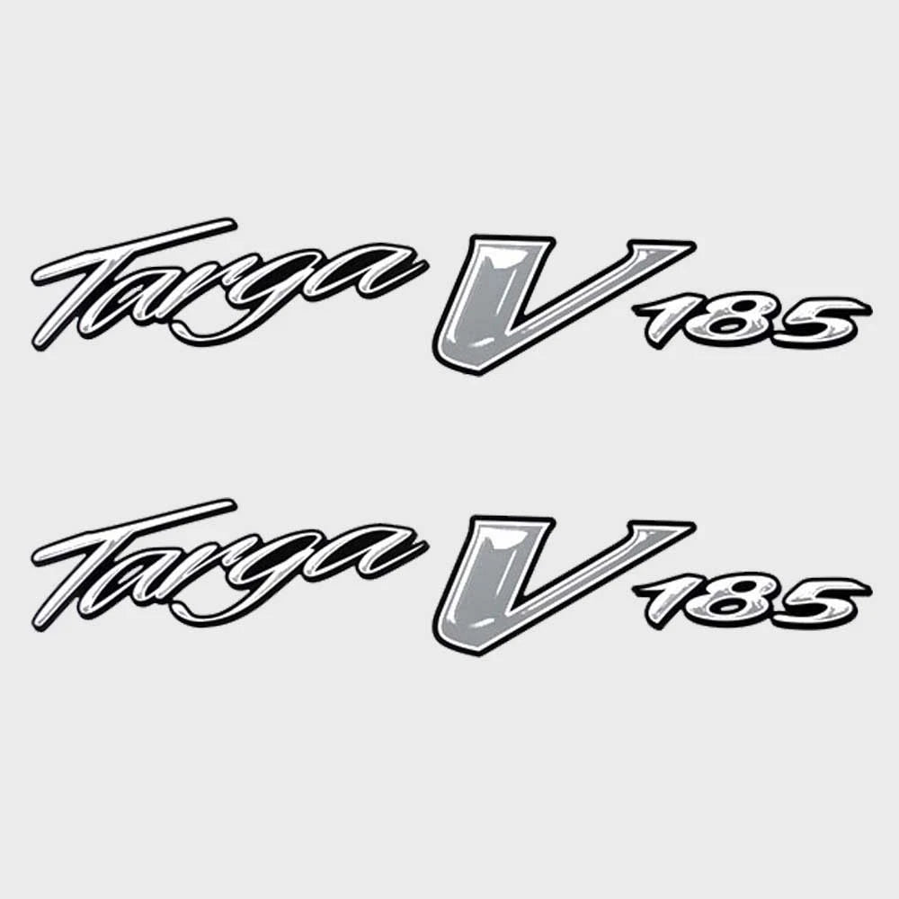 Tracker Targa V185 White - Silver Boat Decals (pair) 146425