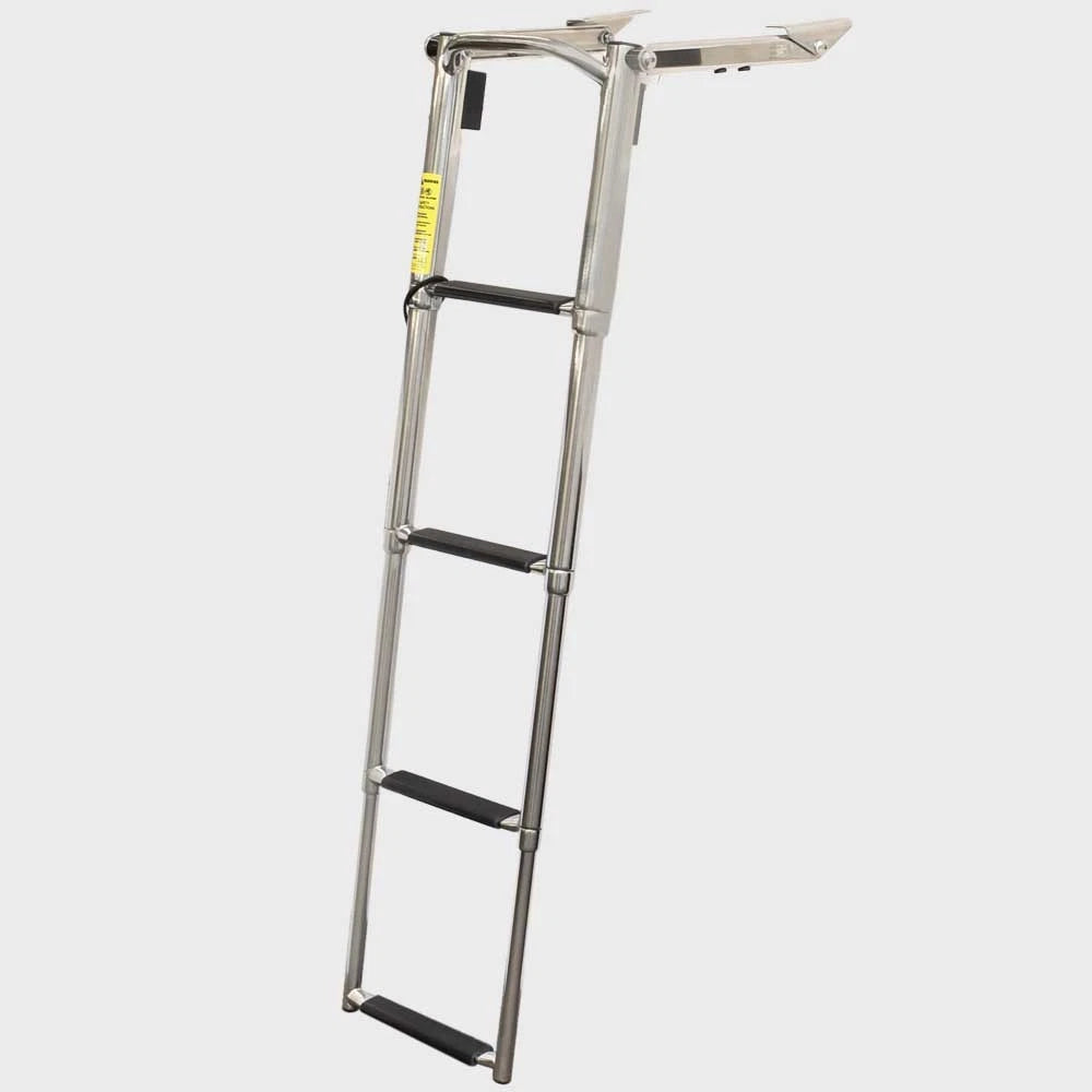 Garelick Marine Boat Telescoping Ladder 49.518 - 4 Step 43 1/2 Inch SS