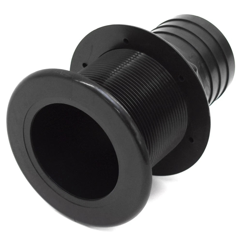 Marine East Boat Thru Hull Fitting 7181 - 3 Inch Black Nylon