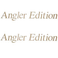 Crestliner Angler Edition Vinyl Boat Decals Pair