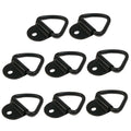 (8) 1/4" Steel D Ring Rope Tie Down Surface Mount Truck Trailer Camper ATV SR12