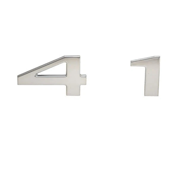 Carver Boat Raised Decal - Marquis 41 Mirrored 1 1/4 Inch