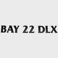 G3 Boat Raised Emblem Decal 73405437 - Bay 22 DLX Sticker Black