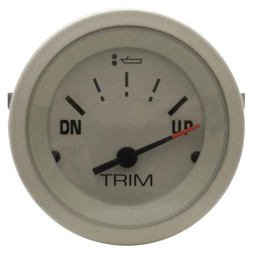 Teleflex Boat Mercury Trim Gauge 31742 - Arctic 2 Inch White