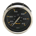 Faria Boat Speedometer Gauge SEK632A - Kronos Black 60 MPH 3 1/4 Inch