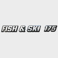 Lowe Boat Model Decal 2084954 - Fish and Ski 175 Silver Black Sticker