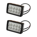 2 Pack: Rectangle LED Flood Work Lamp Fits Case/Internati Onal Harvester