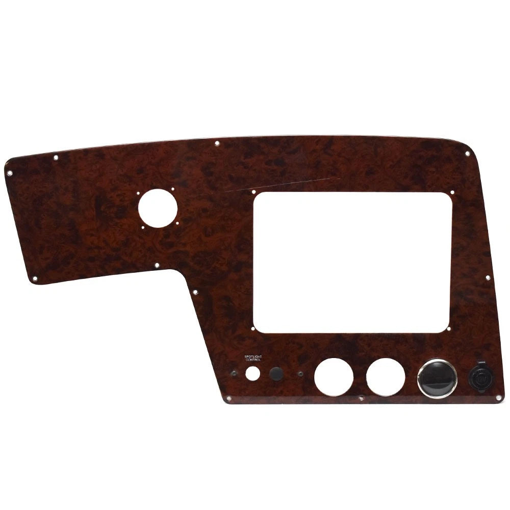 Regal Boat Bow Thruster Dash Panel 965828 - Woodgrain Aluminum