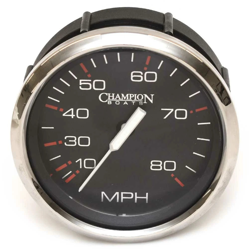 Faria Beede Boat Speedometer Gauge SEK036A - 3 1/4 Inch Champion 80MPH
