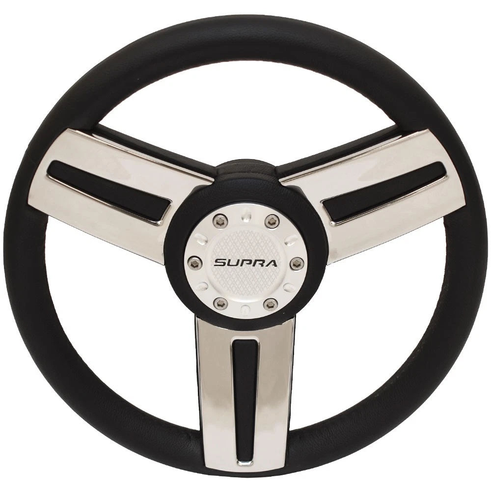 Supra Boat Steering Wheel with Center Cap 112294 - 14 Inch SS