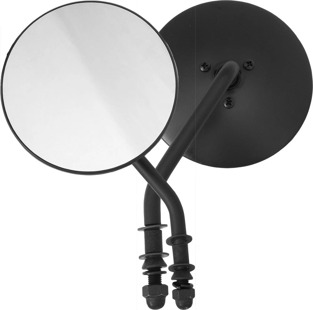 HardDrive 4-inch Round Left Side Mirror for Harley Davidson XG & XL Models