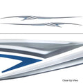 NauticStar Boat Graphic Decals - Gray Blue Hull Stickers (set of 2)