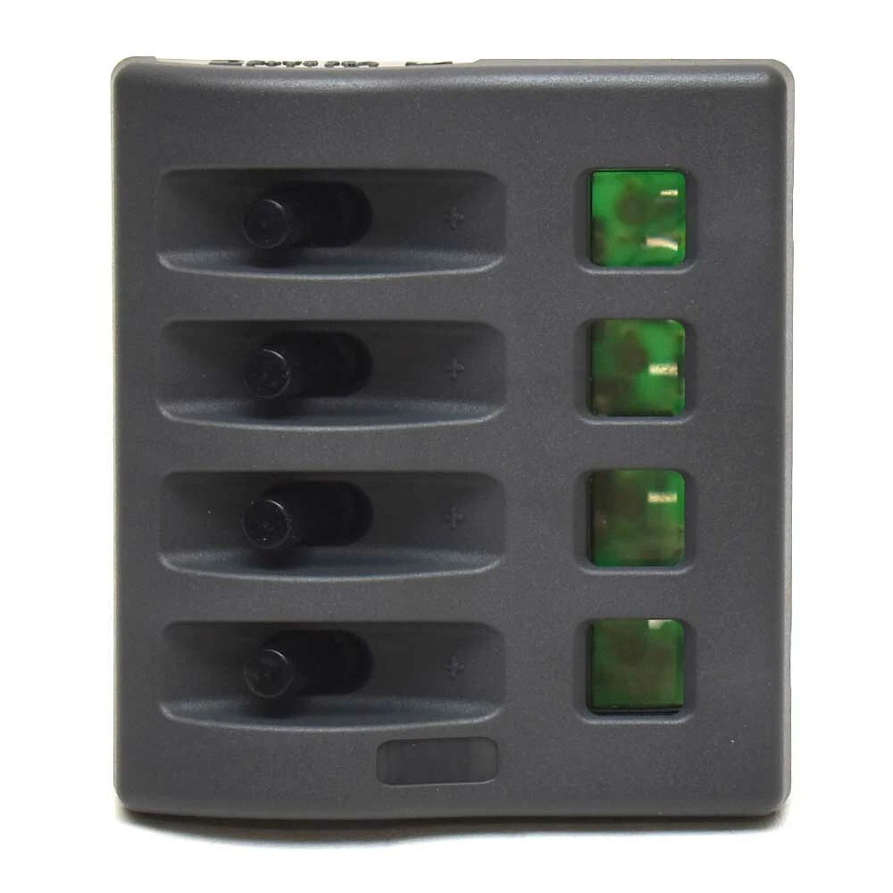 Blue Sea Systems Boat Fuse Panel 4304 - Weatherdeck 12V 4 Switch