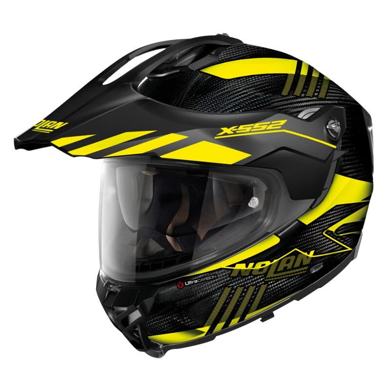 Nolan Helmet X552 UC Adventure Wingsuit Flat Carbon/Yellow/ Black