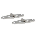 Rinker Boat Hinges - 3 3/4 X 1 Inch Chromed Brass (pair)