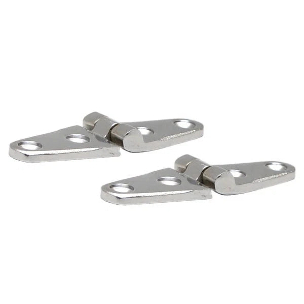 Rinker Boat Hinges - 3 3/4 X 1 Inch Chromed Brass (pair)