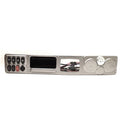 Lund Boat Switch Dash Panel - with Fuel Gauge Brushed Silver