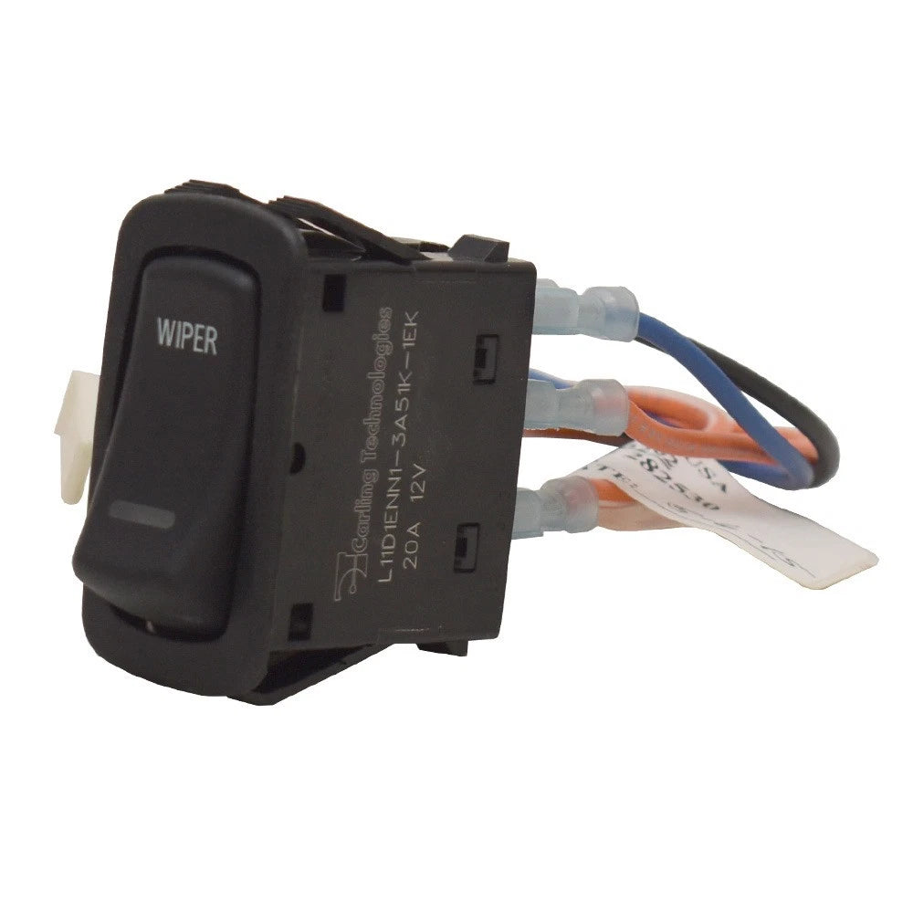 Carling On-Off Boat Rocker Switch - L11D1 Wiper 12V Lighted