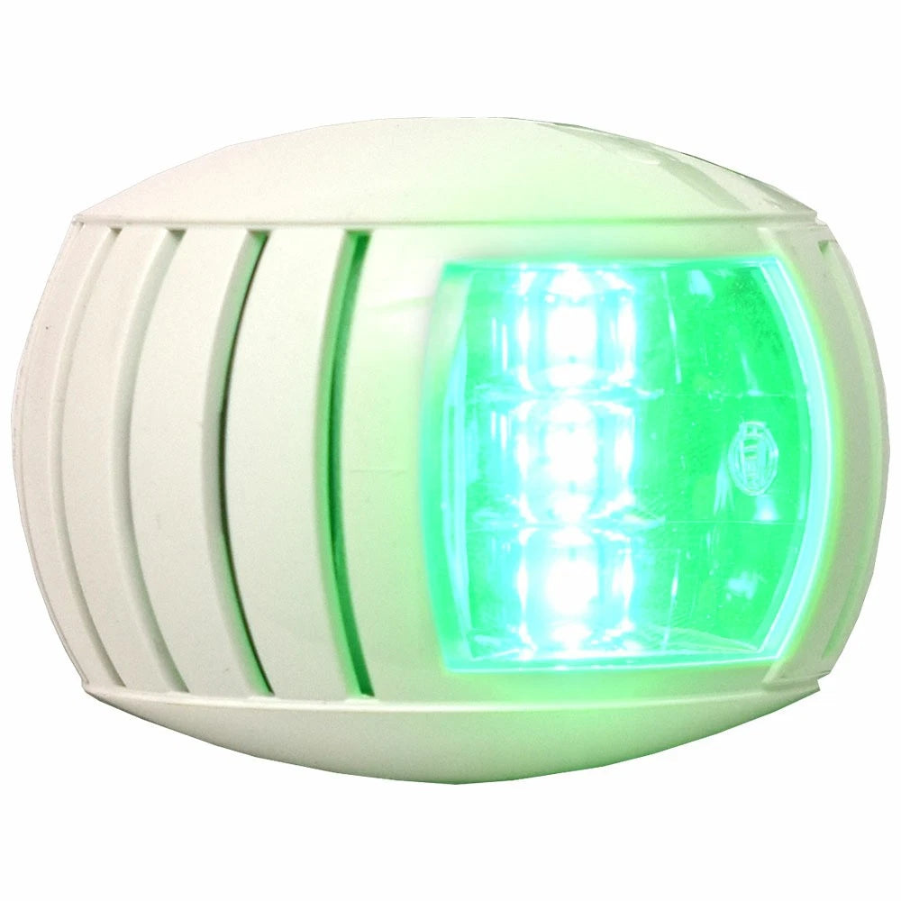 Hella Marine Boat Navigation Light ELE387503CS - Green Naviled (STBD)