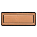 Ranger Boat Non-Skid Pad - 10 X 4 Inch Tan Black Foam Rubber