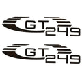 Glastron Boat Emblem Decal Sticker - GT 249 Black (pair)