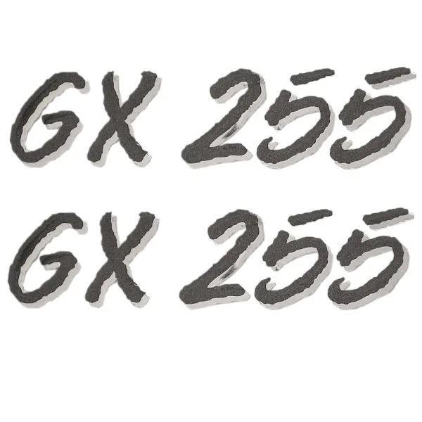 Glastron Boat Model Decals - GX 255 Charcoal Stickers (pair)
