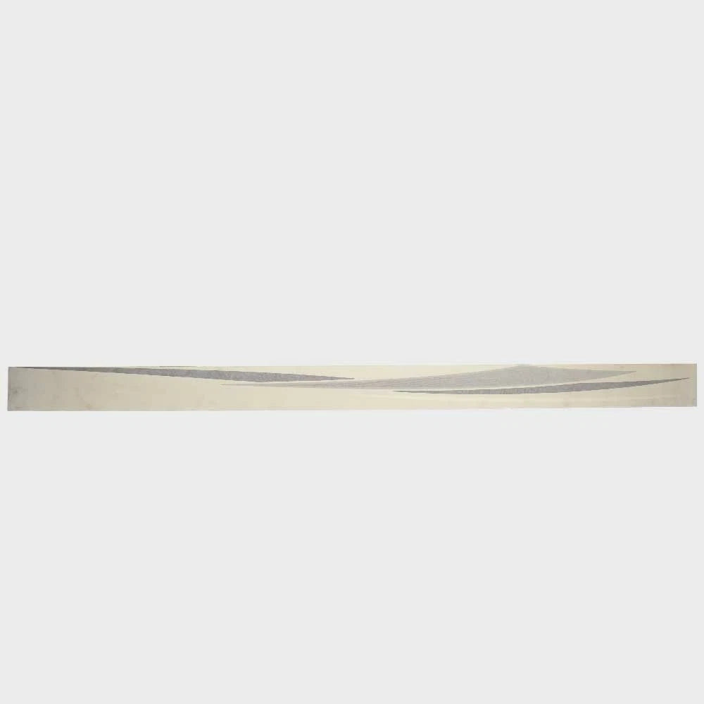 Tracker Boat Graphic Decal Sticker 179696 - Black White Silver 117 Inch