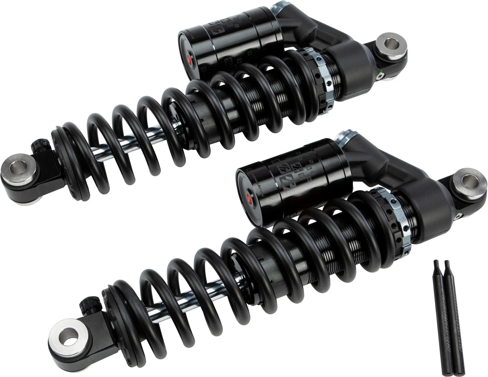 HARDDRIVE Dyna Remote Res Shock 13" Heavy Duty Rear Suspension for Harley