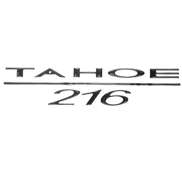 Tracker Boat Decal 138690 - Tahoe 216 Mirrored Champagne Vinyl 14 Inch