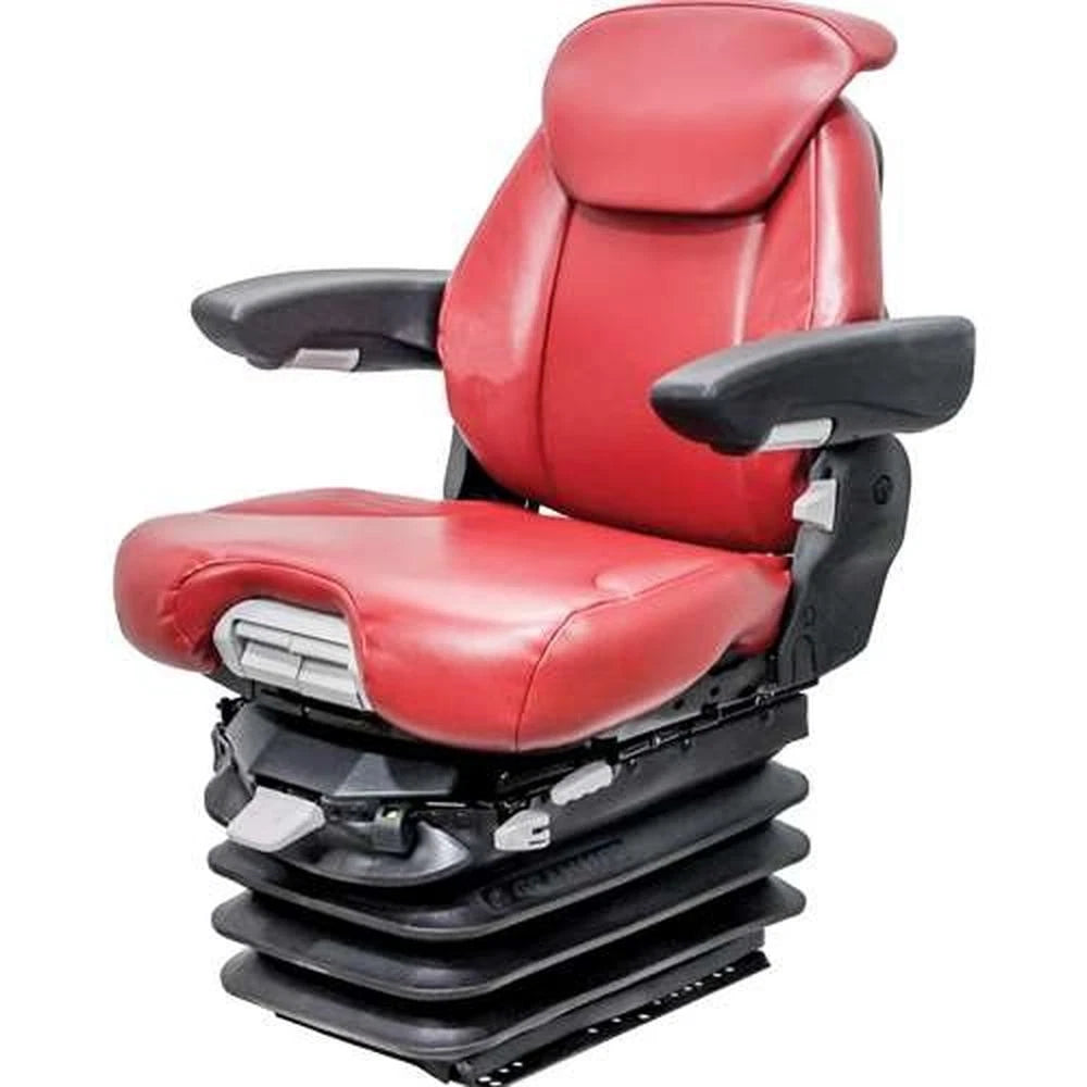 Case IH 9100 & Steiger KM 1061 Seat & Air Suspension - Red Leatherette