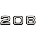 Ranger Boat Raised Decal 7604677 - 208 VX Black Silver