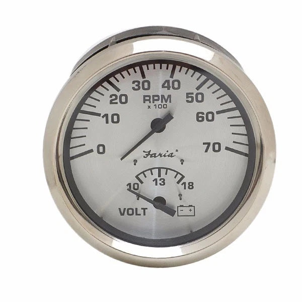 Faria Boat Tachometer Multi-Function Gauge GT0084A - 3 1/4 Inch