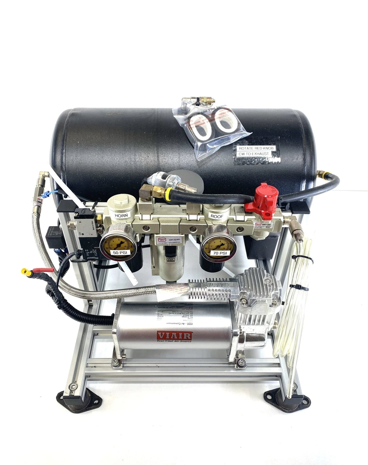 Donald Engineering, Tiara Sunroof Marine Air Compressor Assembly Kit 12V-150 Psi