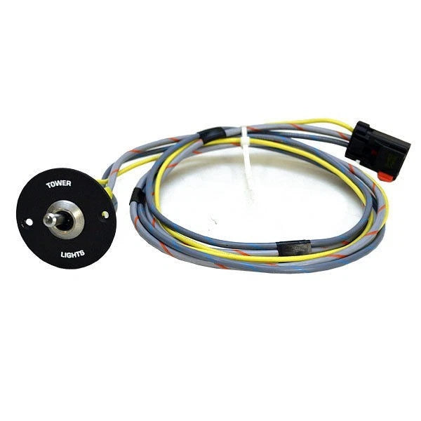 Four Winns Boat Switch Panel 025-4381 - Black Illuminated Aluminum