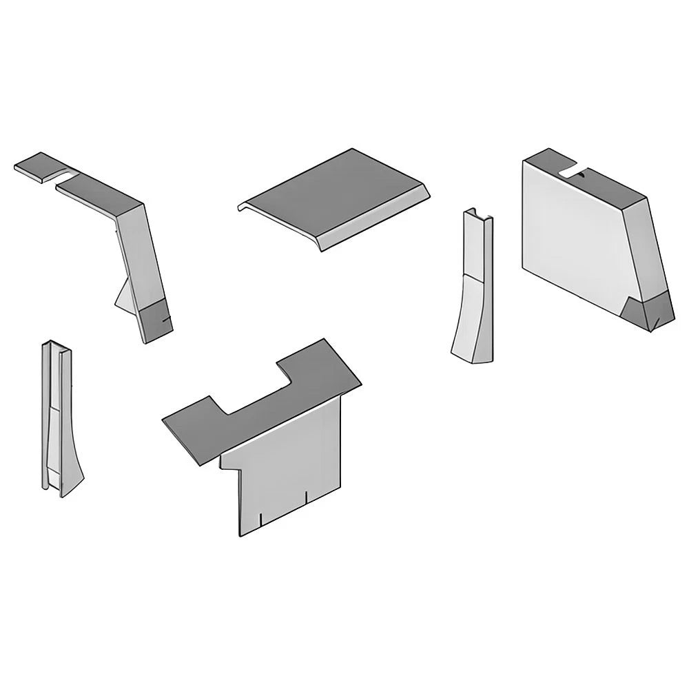 6 Pc. Gray Upholstery Foam Cab Kit Fits Case/Internati Onal Harvester